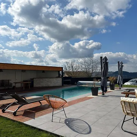 * La Fourchaud * Maison 6 Per Avec Piscine *