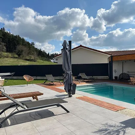 * La Fourchaud * Maison 6 Per Avec Piscine Arsac-en-Velay
